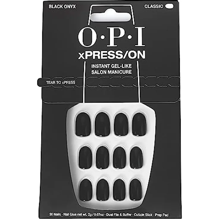 OPI xPRESS/ON künstliche Fingernägel Lady in Black 30 St.