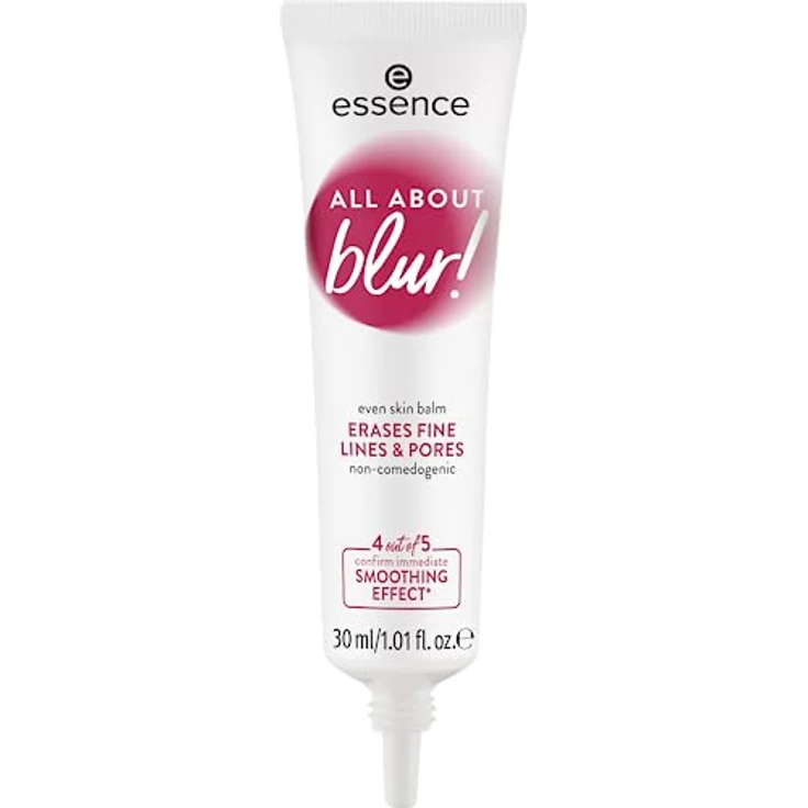 essence ALL ABOUT blur! glättende Make-up Primer 30 ml, veganer Primer für glatte Haut und verlängerte Make-up-Haltbarkeit – Bild 2