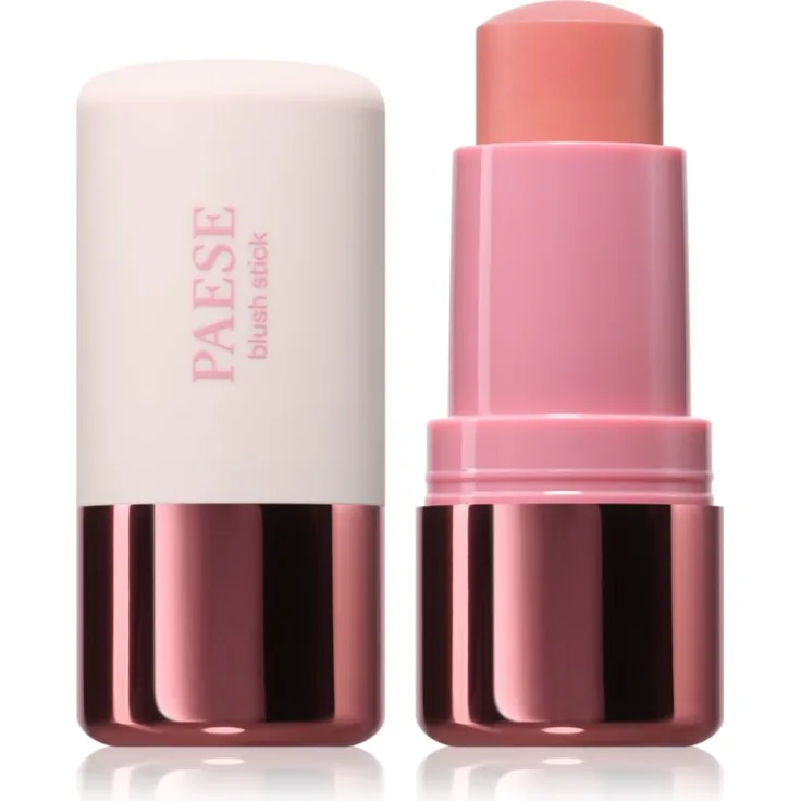 Paese Butter Blend Blush Stick, Rouge für Unterwegs, Farbton 02 Bloom, 6 g, natürlicher Effekt