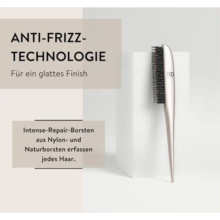 PARSA Beauty HAIR ID Anti-Frizz Sleek Kamm, Naturborsten für glänzende Frisuren, ergonomischer Griff, 100 % Recycling-Kunststoff – Bild 4