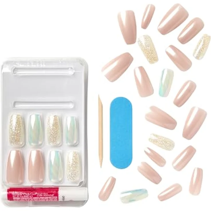 KISS Glam Fantasy 3D Nails - Party's Over Kunstnägel & Nageldesign – Bild 8