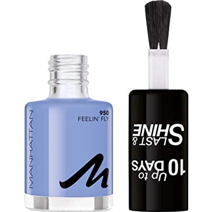 Manhattan Cosmetics Last und Shine Nagellack, Nr. 950 Feelin' Fly, 10 ml – Bild 2