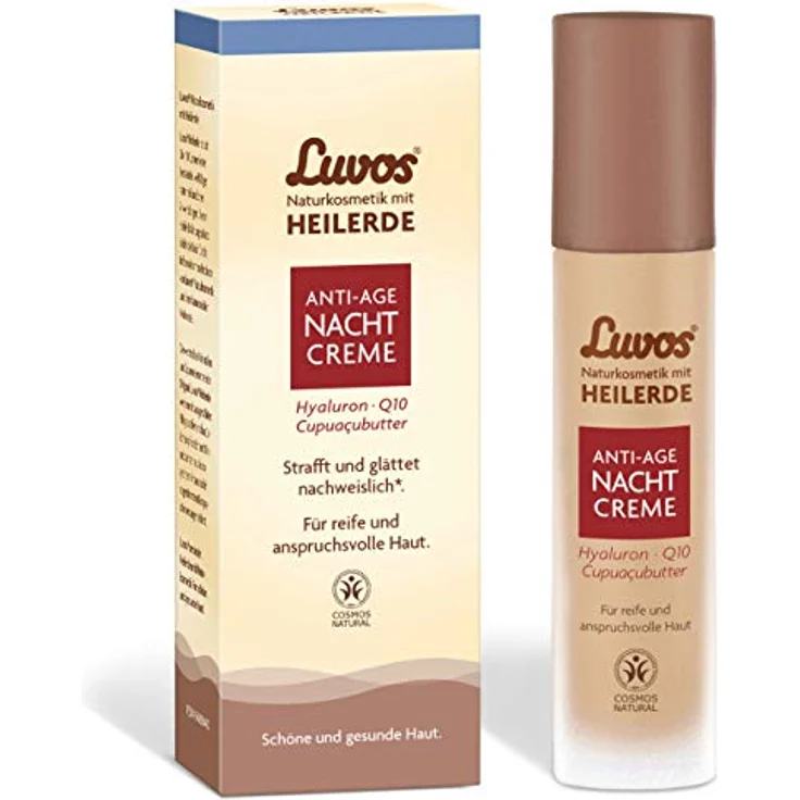 Luvos Naturkosmetik Gesichtscreme Anti-Age Nachtcreme Nachtcreme 50 ml mit hautverjüngernder Wirkung – Bild 3
