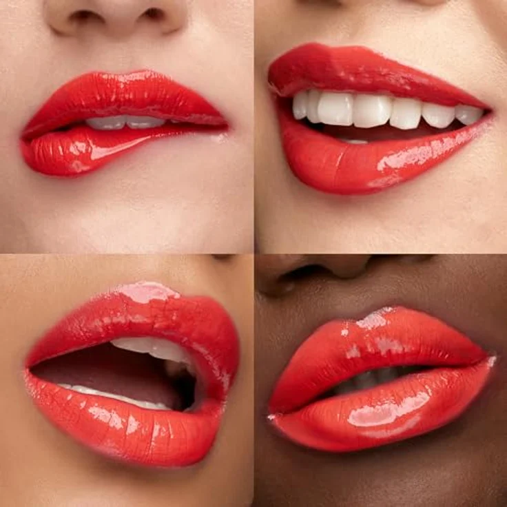 KIKO Milano Unlimited Double Touch, langanhaltender flüssiger Lippenstift mit Glanz, Farbton 115 Fire Red, 6 ml – Bild 5