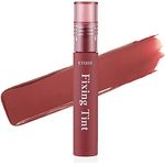 Etude House Fixierfarbe #06 Soft Walnut 4g | Langanhaltender, hochpigmentierter flüssiger Lippenstift, Lippenfleck, wasserfest, leichtes, mattes Finish, volle Deckkraft