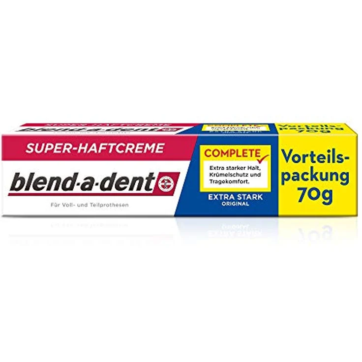 Blend-a-dent Complete Original Super-Haftcreme 3er Pack 3 x 70 g Haftcreme – Bild 4