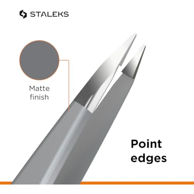 Staleks Expert 10 Type 5, spitze Pinzette für präzises Zupfen, hohe Genauigkeit, langlebig – Bild 5