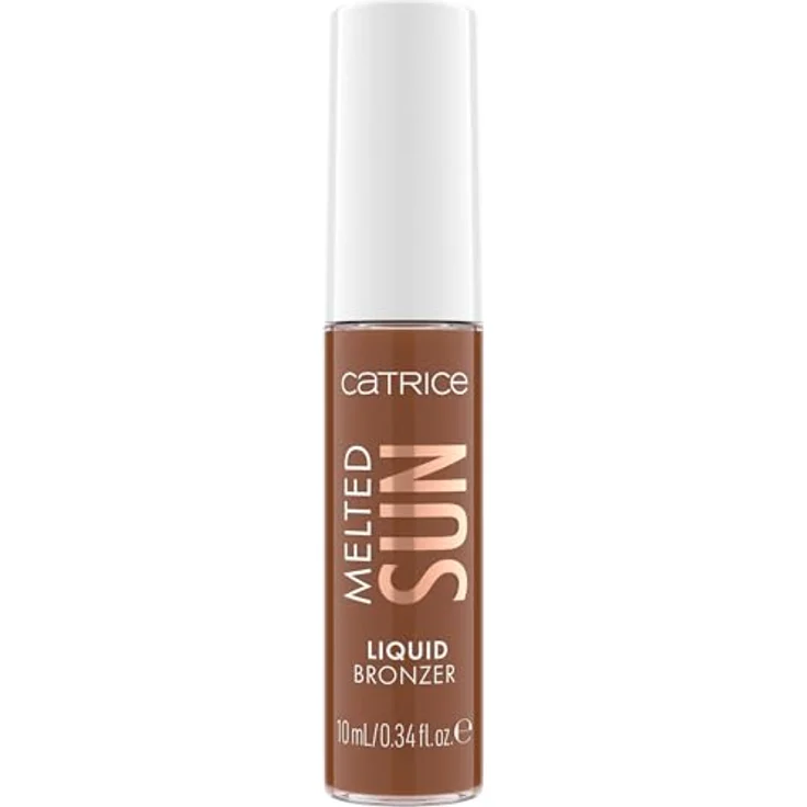 Catrice Melted Sun Liquid Bronzer, Nr. 035, Braun, langanhaltend, definierend, hochpigmentiert, natürlich, matt, vegan, ölfrei, ohne Parfüm, ohne Alkohol, 1er Pack (10ml) – Bild 2