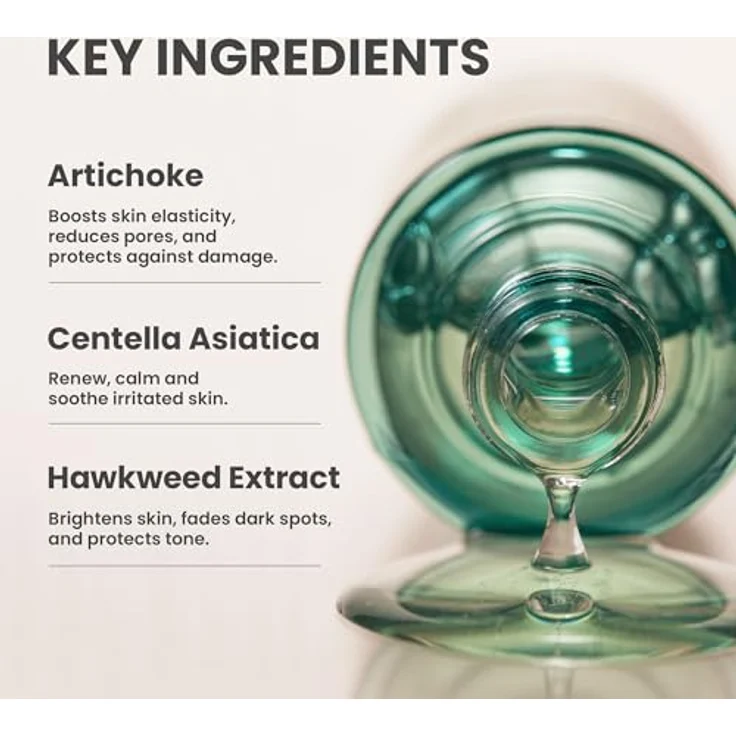 AXIS-Y Artichoke Intensive Skin Barrier Ampoule 30ml, Gesichtsserum mit veganen, beruhigenden und feuchtigkeitsspendenden Eigenschaften – Bild 3