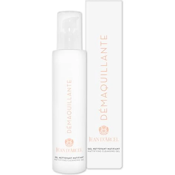 JEAN D'ARCEL DÉMAQUILLANTE gel nettoyant matifiant – Anti-Pickel Waschgel gegen große Poren & fettige Haut – Mit Niacinamid – Mattifying Cleansing Gel – 200 ml – Bild 1