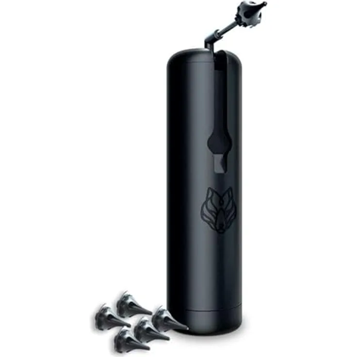 Mediashop Wush - elektrischer Ohrenreiniger inkl. 6 Ersatzspitzen - Ohrenschmalz Entferner - Ohrenspülung mit massierenden Wasserstrahl - wasserfestes Ohrspülgerät - wiederaufladbare Ohrendusche