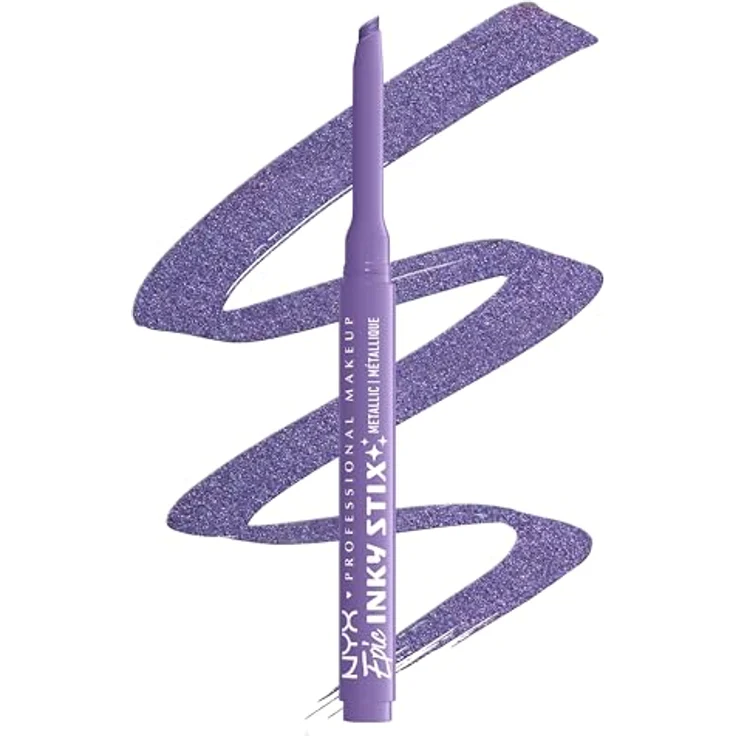 NYX Professional Makeup Epic Inky Stix Gel-Eyeliner, intensiver Eyeliner in 10 Violet Volt, 1 g mit präziser Linienführung und schnell trocknender Formel – Bild 1