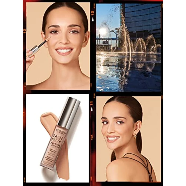 Deborah Milano 24 Stunden Perfect All-Over Concealer, Flüssigkeitskorrektor in 3.1 Nude, hohe Deckkraft, long-lasting und wasserdicht – Bild 5
