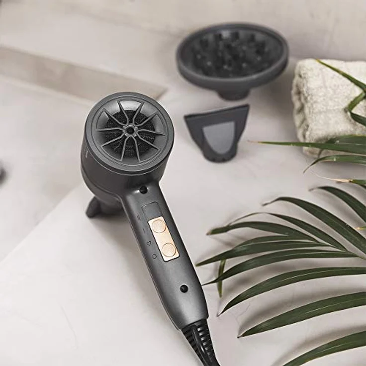 Cecotec Bamba IoniCare 5500 PowerStyle 1800W Grau zum schnellen Trocknen der Haare, mehr Volumen oder Schwung – Bild 5