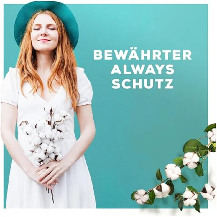 Always Cotton Protection Ultra Damenbinden mit Flügeln, 100% Bio-Baumwolle, 11 Stück – Bild 3