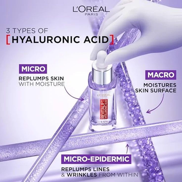 L'Oreal Paris Revitalift Filler HA 1,5% 30ml Skin Serum for Women mit pflegender Wirkung – Bild 4