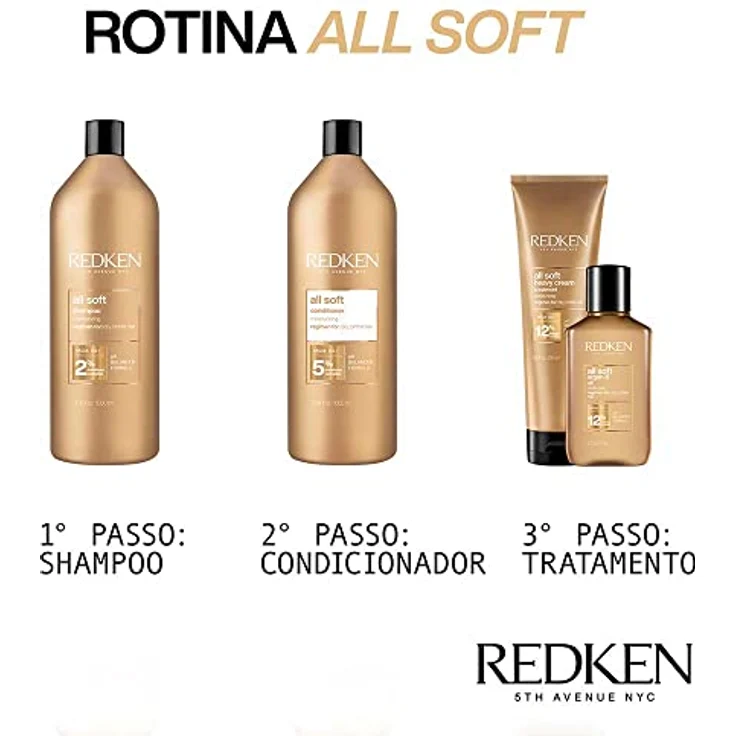 Redken Shampoo Haircare All Soft Shampoo 1000 ml – Bild 7