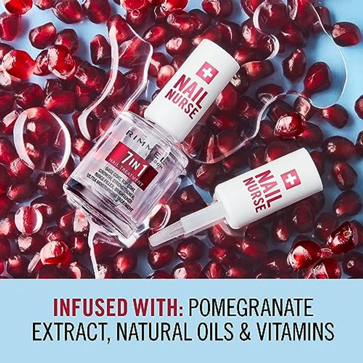Rimmel Nail Nurse 7-in-1, Basis- und Decklack für Fingernägel mit langanhaltendem Glanz, 12 ml – Bild 5