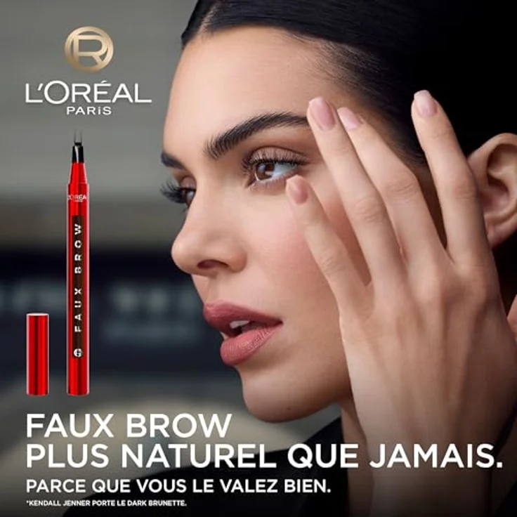L’Oréal Paris Infaillible Faux Brow Augenbrauenstift, langanhaltend und wasserfest, Farbe: Brunette, 12,4 g – Bild 4