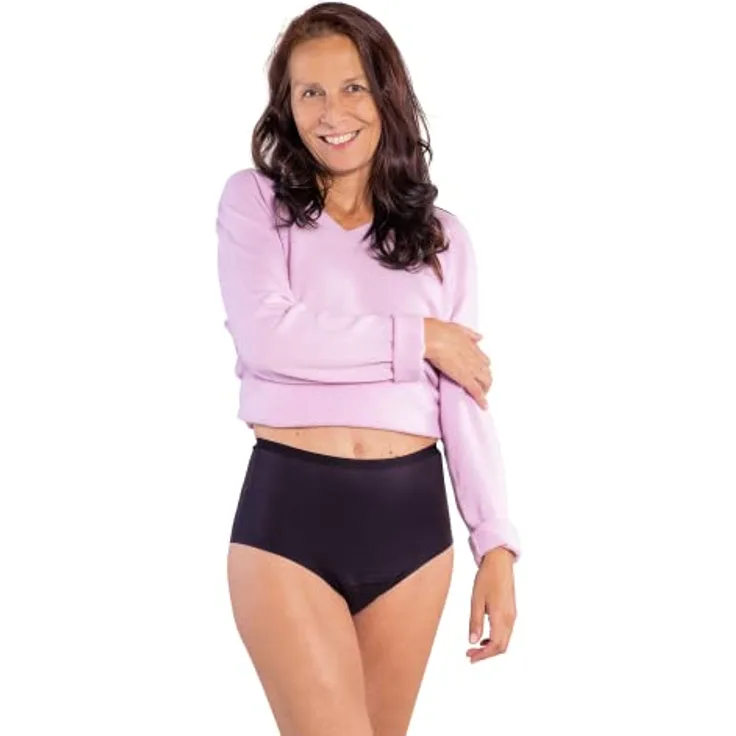 Selenacare Blasenschwäche Unterwäsche Damen - High-Waist Unterhose für leichte Inkontinenz bei erwachsenen Frauen, waschbar, 40ml Flüssigkeitsaufnahme, Größe XL (EU 44/46)