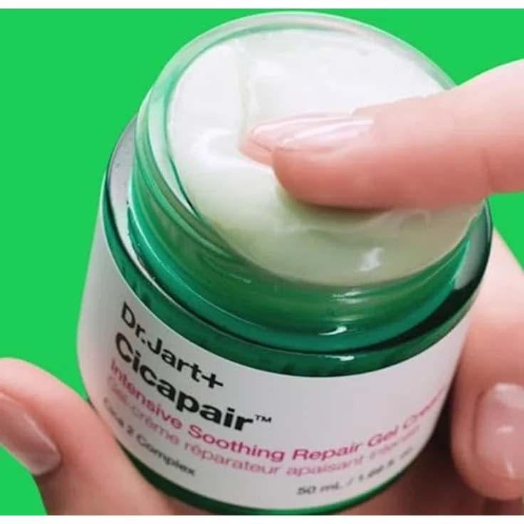 Dr. Jart+ Cicapair Beruhigende Gel-Creme für Unisex, 76,5 g - Vegane Gesichtscreme mit beruhigender Formel, Feuchtigkeitsspendend & Leichte Gel-Textur – Bild 4