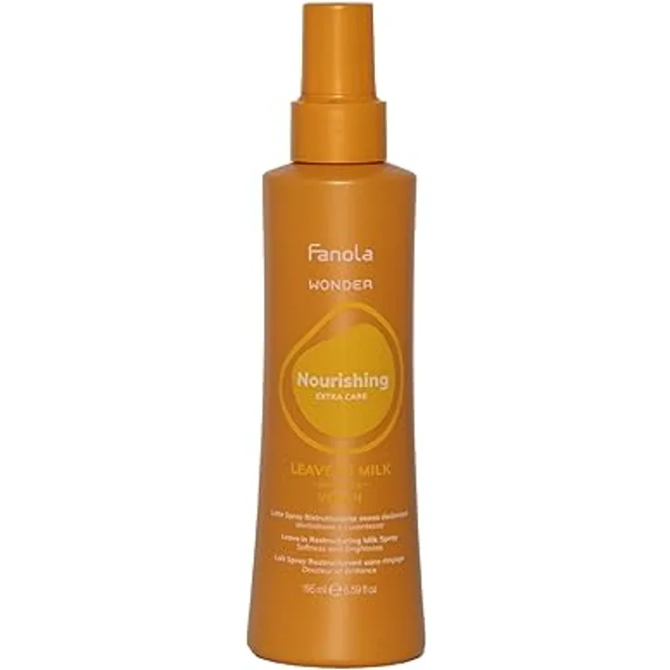 Fanola Wonder Nourishing, Latte spray ristrutturante senza risciacquo, 195 ml