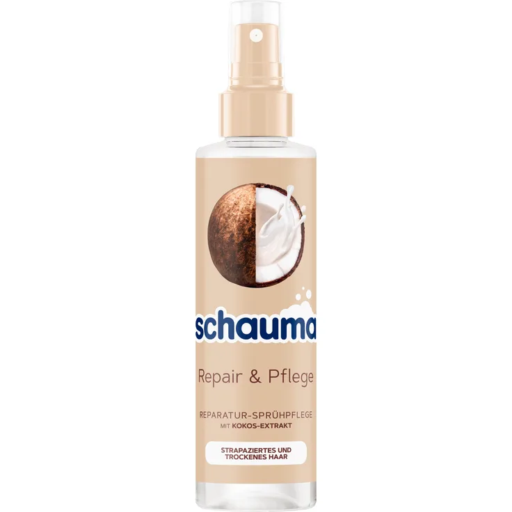 Henkel Schauma Sprüh Spülung Repair und Pflege, 200 ml Pflege-Conditioner mit Kokosnuss-Extrakt