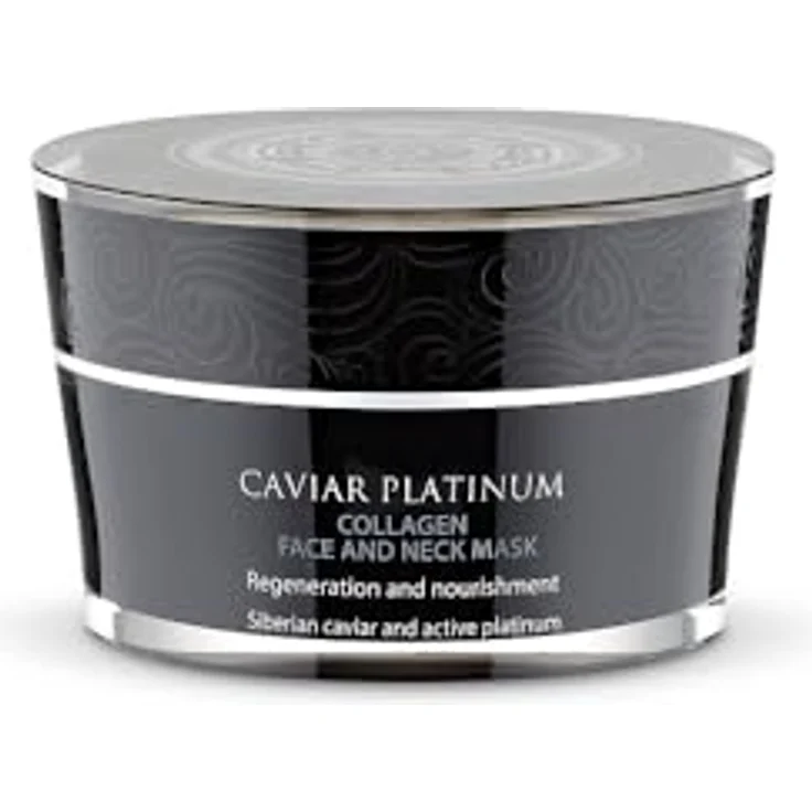 Natura Siberica Caviar Platinum Collagen Gesichts- und Halsmaske, 50 ml, hochqualitative Kosmetik für zusätzliche Komfort und Langlebigkeit – Bild 3