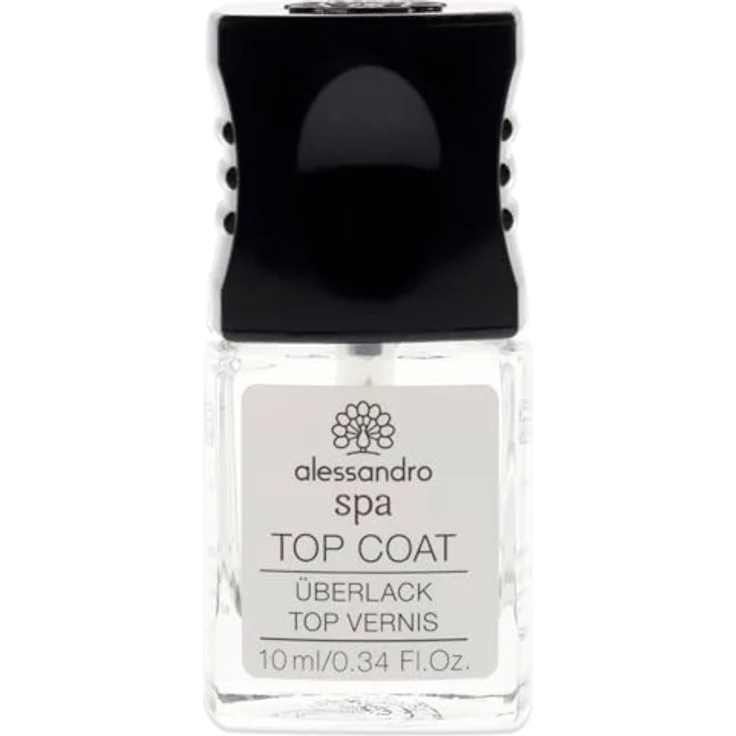 Alessandro Spa Überlack 10 ml, transparenter Nagellack – Bild 2