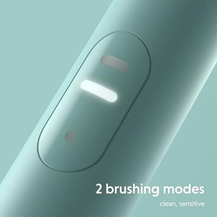 ORDO Sonic Lite, Schallzahnbürste für Erwachsene mit 35.000 Impulsen/Min, Dual-Modi, 5+ Wochen Akku, Smart-Timer, wasserdicht, USB-C, Salbei – Bild 2