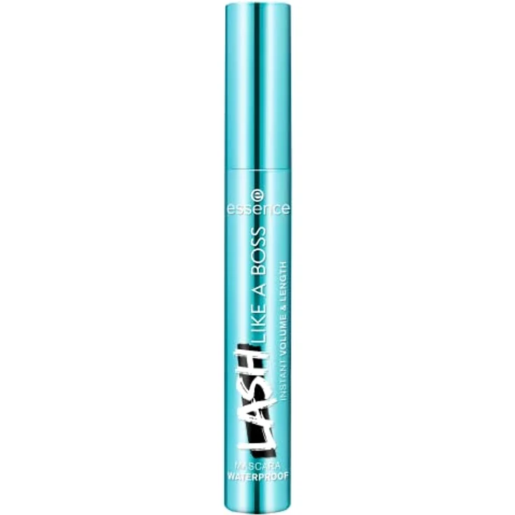 essence LASH LIKE A BOSS INSTANT VOLUME & LENGTH MASCARA WATERPROOF, Schwarz, volumengebend, schwunggebend, vegan, wasserfest, ohne Mikroplastikpartikel, Nanopartikel frei, 1er Pack (9.5ml) – Bild 2