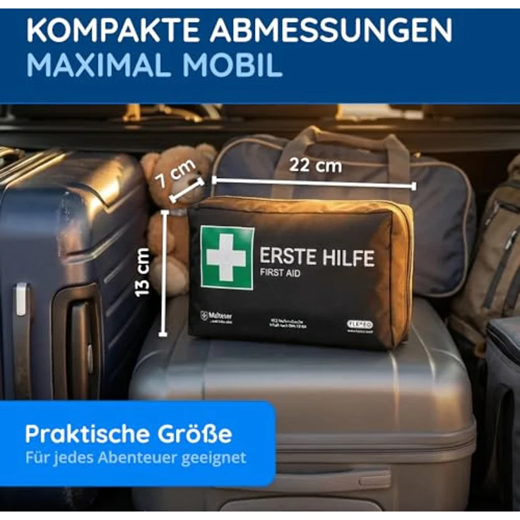 Flexeo KFZ Verbandtasche inkl. Füllung nach DIN 13164 – Bild 6