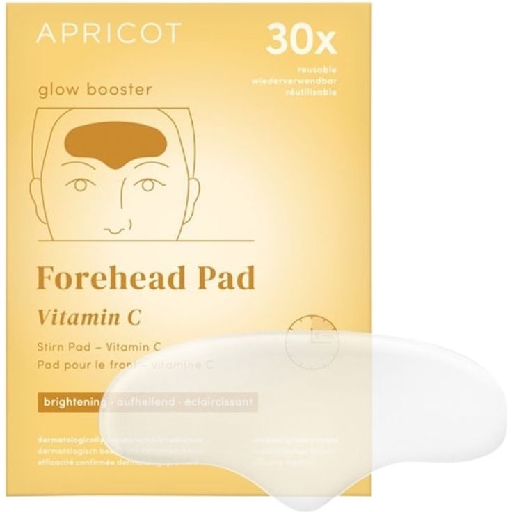 APRICOT Gesichtsmasken Forehead Pad, Anti-Aging mit Vitamin C, 10 g, wiederverwendbar, für alle Hauttypen