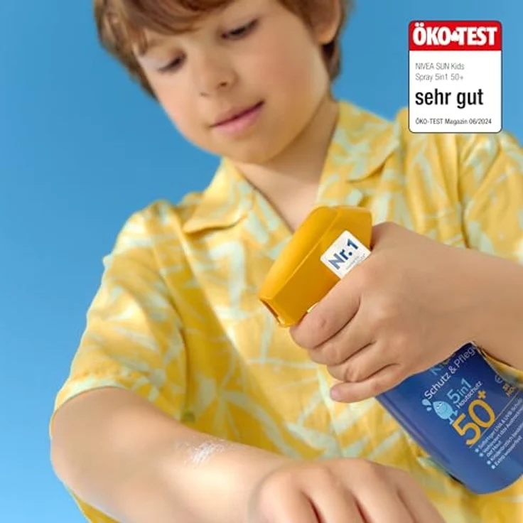 Nivea Sun Kids Schutz & Pflege 5 in 1 LSF 50+ Sonnencreme 250 ml – Bild 5