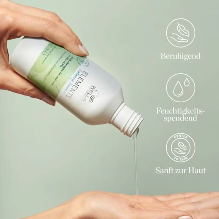 Wella Professionals Elements Renewing Shampoo 500 ml - NEU, Milde Haarpflege für trockene Kopfhaut – Bild 5