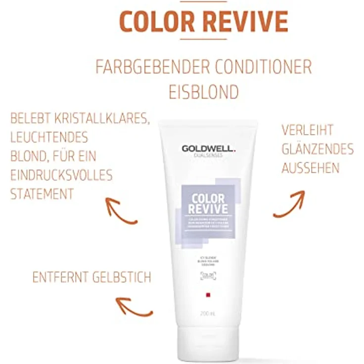 Goldwell Dualsenses Color Revive eisblond 200 ml – Bild 2
