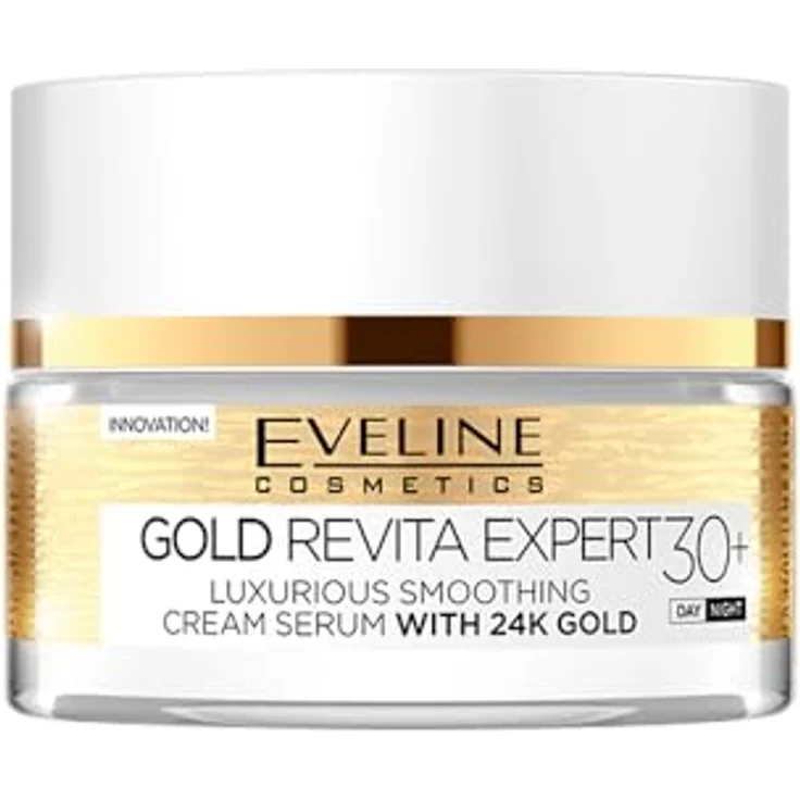 EVELINE Cosmetics Gold Revita Expert 30+, Gesichtscreme für alle Hauttypen, 50ml, Faltenreduzierung und intensive Feuchtigkeit – Bild 2