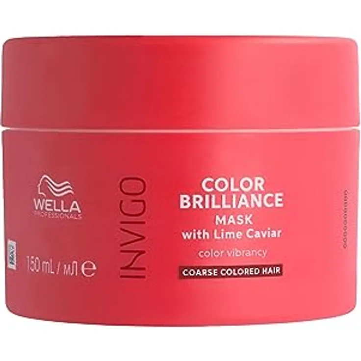 Wella Professionals Invigo Color Brilliance Hair Mask coarse – Farbschützende Haarkur für dickes, gefärbtes Haar mit Vitamin E – 150 ml