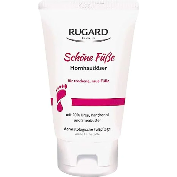RUGARD Schöne Füße Hornhautlöser, 50 ml - Reduziert Hornhaut sanft, mit 20% Urea, Panthenol und Sheabutter – Bild 1