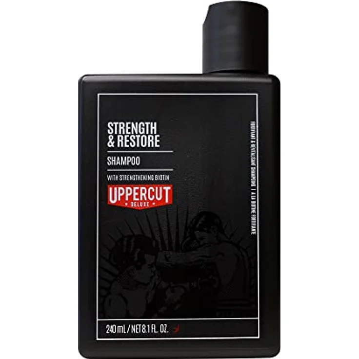 Uppercut Deluxe Strenght & Restore Shampoo Stärkungsshampoo für alle Haartypen 240 ml – Bild 1