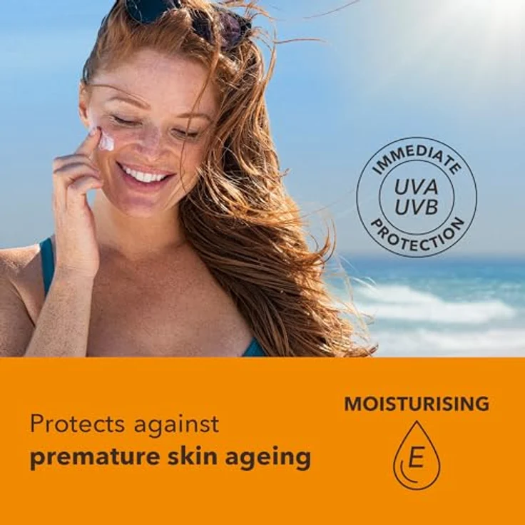 Piz Buin Moisturising Sonnencreme fürs Gesicht, feuchtigkeitsspendend, SPF 50, 50 ml – Bild 4