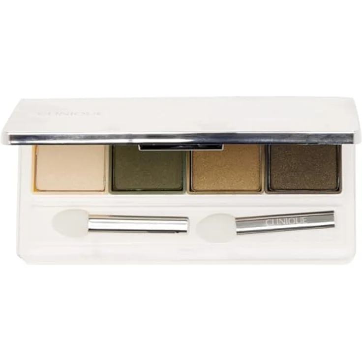 Clinique All About Shadow™ Quad Lidschattenpalette, Farbton On Safari - Shimmer, 3,3 g, leicht aufzutragen, glitzereffekt, kombinierbare Farbtöne – Bild 1