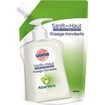 Sagrotan Handseife Aloe Vera Nachfüllbeutel, Flüssige Handseife, 1er Pack (1 x 500 ml)