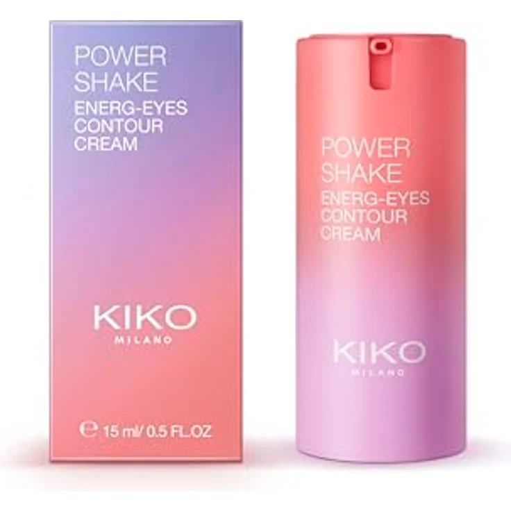 KIKO Milano Power Shake Energ-Eyes Contour Cream, aufhellende und feuchtigkeitsspendende Augencreme, 15 ml – Bild 4
