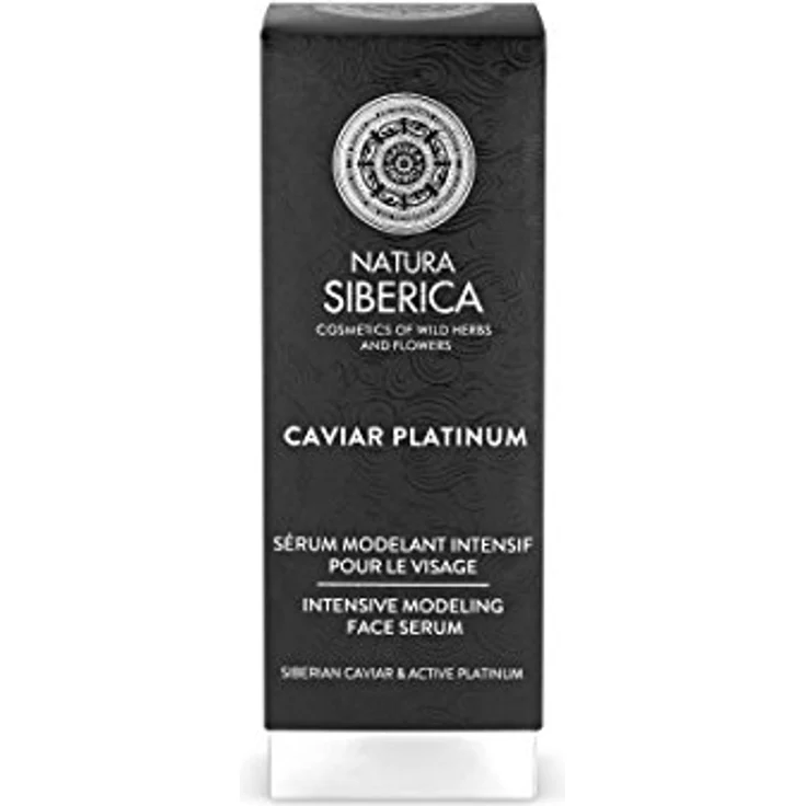 Natura Siberica Caviar Platinum, Intensives Gesichtsserum mit 30 ml Gel für tägliche Hautpflege – Bild 2