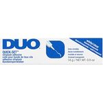 ARDELL DUO Wimpernkleber Transparent (14gr) mit Schnelltrocken-Formel & extra starkem Halt für falsche Wimpern zum Kleben | Das Original der Wimpernverlängerung | Quickset Clear, Tube & wasserfest