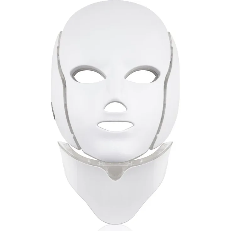 PALSAR7 LED Mask Face and Neck White, LED-Behandlungsmaske für Gesicht und Hals mit Lichttherapie-Funktion, 1 St.