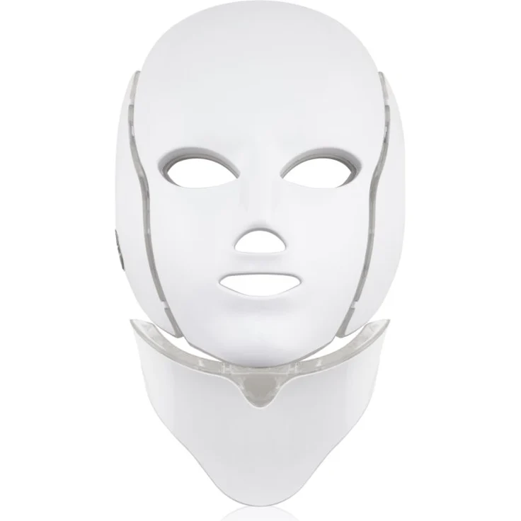 PALSAR7 LED Mask Face and Neck White, LED-Behandlungsmaske für Gesicht und Hals mit Lichttherapie-Funktion, 1 St.
