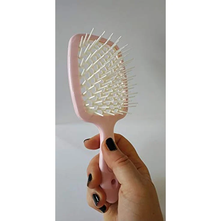 Janeke Superbrush große flache Haarbürste, für nasses und trockenes Haar, 20,3 x 8,5 x 3,1 cm, 1 St. – Bild 2
