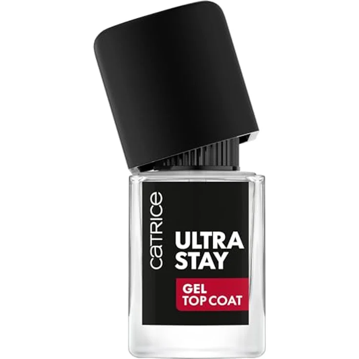 Catrice Ultra Stay Gel Top Coat, Überlack, Transparent, langanhaltend, schnelltrocknend, vergrößernd, vegan, ohne Mikroplastikpartikel, ohne Konservierungsstoffe, ohne Parfüm, 1er Pack (10.5ml) – Bild 2